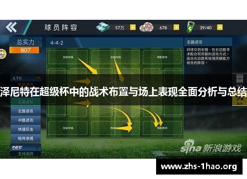 泽尼特在超级杯中的战术布置与场上表现全面分析与总结 泽尼特在超级杯中的战术布置与场上表现全面分析与总结