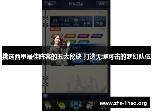 挑选西甲最佳阵容的五大秘诀 打造无懈可击的梦幻队伍 挑选西甲最佳阵容的五大秘诀 打造无懈可击的梦幻队伍